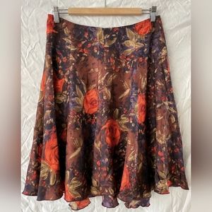 DONATED: Corey Lynn Calter Silk Floral Skirt